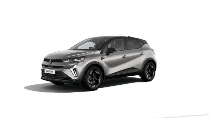 Neu Renault Captur Techno 114 PS (83 kW) 2025 Stahlgrau mit dach in black pearlschwarz (grau) SUV