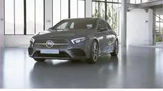 Lack mountaingrau Gebraucht 2021 Mercedes A180 AMG line Limousine | 24.850 € (Fairer Preis)