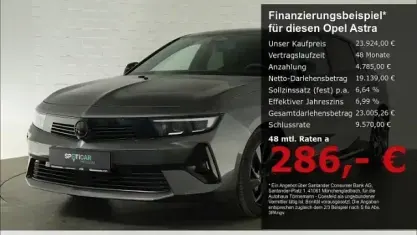 Gebraucht Opel Astra 131 PS (96 kW) 2025 Grau Limousine