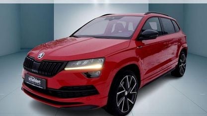 Używany Skoda Karoq SportLine 190 KM (139 kW) 2021 Czerwony SUV