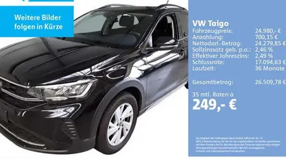 Deep black perleffekt Gebraucht 2024 VW Taigo Life SUV | 24.980 € (Fairer Preis)