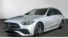 Lack hightechsilber Gebraucht 2024 Mercedes C300e AMG Kombi | 45.320 € (Fairer Preis)