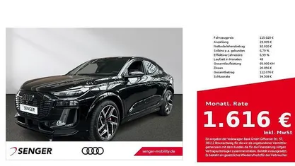 Neu Audi SQ6 Sportback e-tron Sport 359 kW (489 PS) 2026 Mythosschwarz SUV