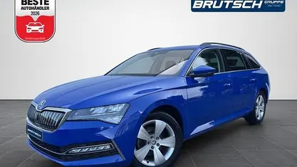 Second-hand Skoda Superb Ambition 218 CP (160 kW) 2020 Albastru Break