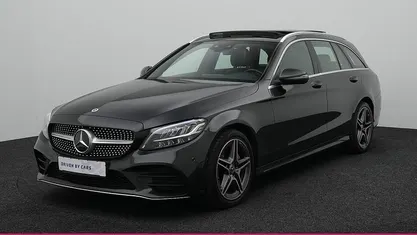 Grau Gebraucht 2021 Mercedes C200 AMG line Limousine | 16.350 € (Fairer Preis)
