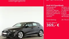 Schwarz Gebraucht 2021 Audi A3 Sportback S-Line Limousine | 24.929 € (Fairer Preis)