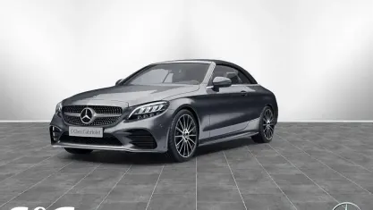 Gebraucht Mercedes C220 AMG 194 PS (142 kW) 2018 Selenitgrau metallic Cabrio