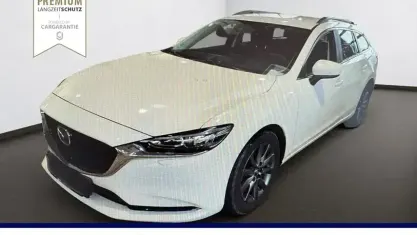 Gebraucht Mazda 6 Prime-Line 145 PS (106 kW) 2022 Arctic white Kombi