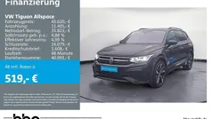 Schwarz Gebraucht 2024 VW Tiguan Allspace R-line SUV | 45.620 € (Fairer Preis)