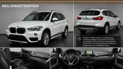 Gebraucht BMW X1 Sport Line 136 PS (100 kW) 2017 Mineralweiss metallic SUV