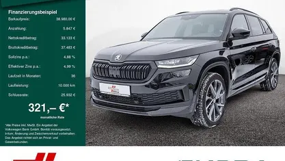Gebraucht Skoda Kodiaq SportLine 239 PS (175 kW) 2022 Schwarz / blackmagic (metallic) SUV
