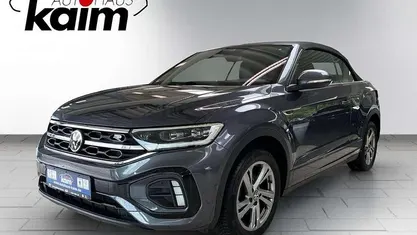 Rauchgrau metallic Gebraucht 2023 VW T-Roc Cabriolet R-line Cabrio | 28.990 € (Fairer Preis)