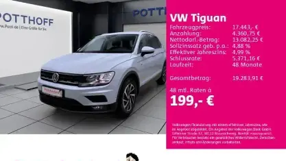 Gebraucht VW Tiguan Join 150 PS (110 kW) 2018 Weiß SUV