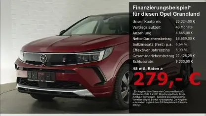 Gebraucht Opel Grandland X Elegance 131 PS (96 kW) 2024 Rot SUV