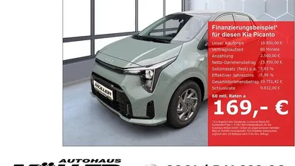 Gruen Neu 2025 Kia Picanto Vision Kleinwagen | 18.450 € (Fairer Preis)