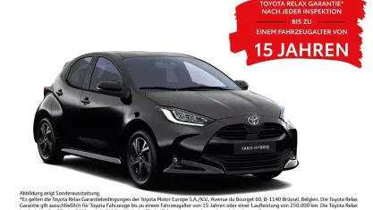Neu Toyota Yaris Hybrid 116 PS (85 kW) 2026 Schwarz Limousine