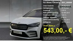 Weiß Gebraucht 2022 Skoda Enyaq iV RS SUV | 42.950 € (Guter Preis)