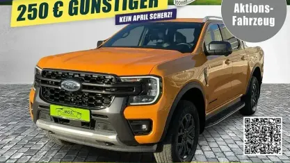 Second-hand Ford Ranger Wildtrack 205 CP (150 kW) 2023 Portocaliu Pickup