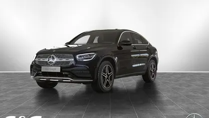 Unilack schwarz uni Gebraucht 2021 Mercedes GLC300e AMG Coupé | 44.790 € (Fairer Preis)