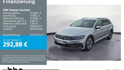 Gebraucht VW Passat GTE 218 PS (160 kW) 2020 Kombi