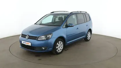 Usata VW Touran Comfortline 140 CV (102 kW) 2015 Blu Monovolume