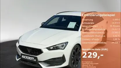 Gebraucht Cupra Leon VZ 245 PS (180 kW) 2023 Weiß Limousine