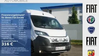 Neu Fiat Ducato 140 PS (102 kW) 2025 Weiß Van