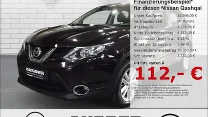 Gebraucht Nissan Qashqai Acenta 131 PS (96 kW) 2016 Schwarz SUV