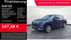 Blau Gebraucht 2025 Audi Q2 Advanced Plus SUV | 30.590 € (Fairer Preis)