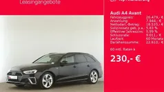 Mythosschwarz metallic Gebraucht 2022 Audi A4 S-Line Kombi | 25.979 € (Guter Preis)