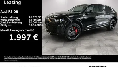 Neu Audi RS Q8 Performance 640 PS (470 kW) 2026 Schwarz SUV