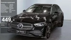 Schwarz metalliclack obsidians Gebraucht 2024 Mercedes C220 Avantgarde Kombi | 38.622 € (Fairer Preis)