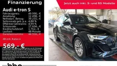 Mythosschwarz metallic Gebraucht 2021 Audi e-tron Ambiente SUV | 49.990 € (Fairer Preis)