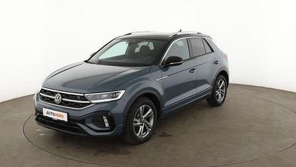 Second-hand VW T-Roc R-line 150 CP (110 kW) 2022 Albastru SUV