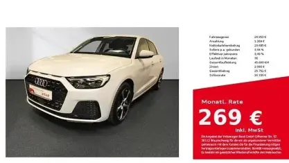 Usata Audi A1 Sportback Advanced 116 CV (85 kW) 2025 Bianco Utilitaria