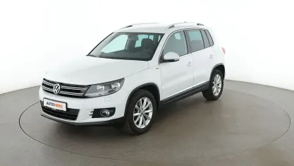 Gebraucht VW Tiguan LOUNGE 2015 Weiß SUV