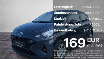 Aurora grey / met Neu 2025 Hyundai i10 Select Kleinwagen | 15.850 € (Fairer Preis)