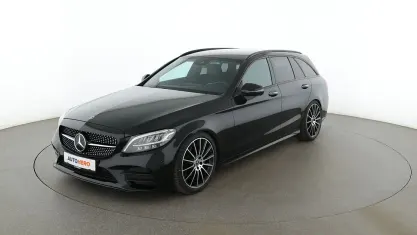 Gebraucht Mercedes C180 AMG line 2019 Schwarz Kombi