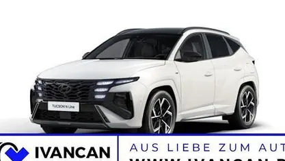 Atlas white Neu 2026 Hyundai Tucson N Line SUV | 38.190 € (Fairer Preis)