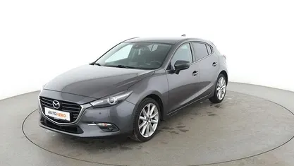 Grau Gebraucht 2018 Mazda 3 Sports-Line Limousine | 14.590 € (Fairer Preis)