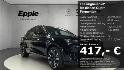 Neu Cupra Formentor VZ 272 PS (200 kW) 2026 Schwarz SUV