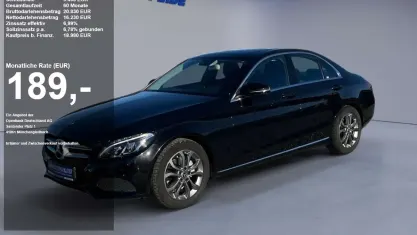 Gebraucht Mercedes C180 Avantgarde 156 PS (114 kW) 2017 Obsidianblack Limousine
