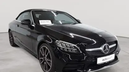 Occasion Mercedes C220 AMG line 194 ch (142 kW) 2021 Noir Cabriolet
