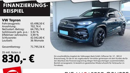 Nightshade blue metallic Neu 2025 VW Tayron R-line SUV | 59.850 € (Fairer Preis)