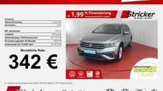 Silber (pyritsilber metallic) Gebraucht 2024 VW Tiguan Allspace Life SUV | 34.979 € (Superpreis)