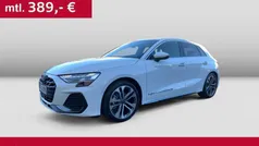 Gletscherweiß metallic Gebraucht 2025 Audi A3 Sportback S-Line Limousine | 42.690 € (Fairer Preis)
