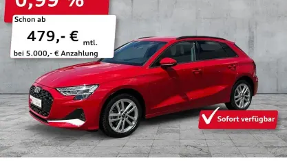 Gebraucht Audi A3 Advanced 204 PS (150 kW) 2025 Rot Limousine