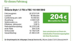 Quarzgrau metallic (metallic) Gebraucht 2021 Skoda Octavia Style Limousine | 22.970 € (Fairer Preis)