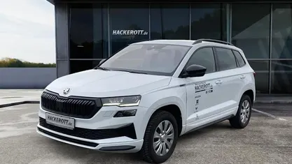Gebraucht Skoda Karoq SportLine 150 PS (110 kW) 2024 Weiss SUV