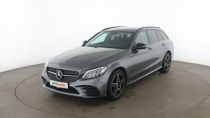 Second-hand Mercedes C220 AMG line 2018 Gri Break